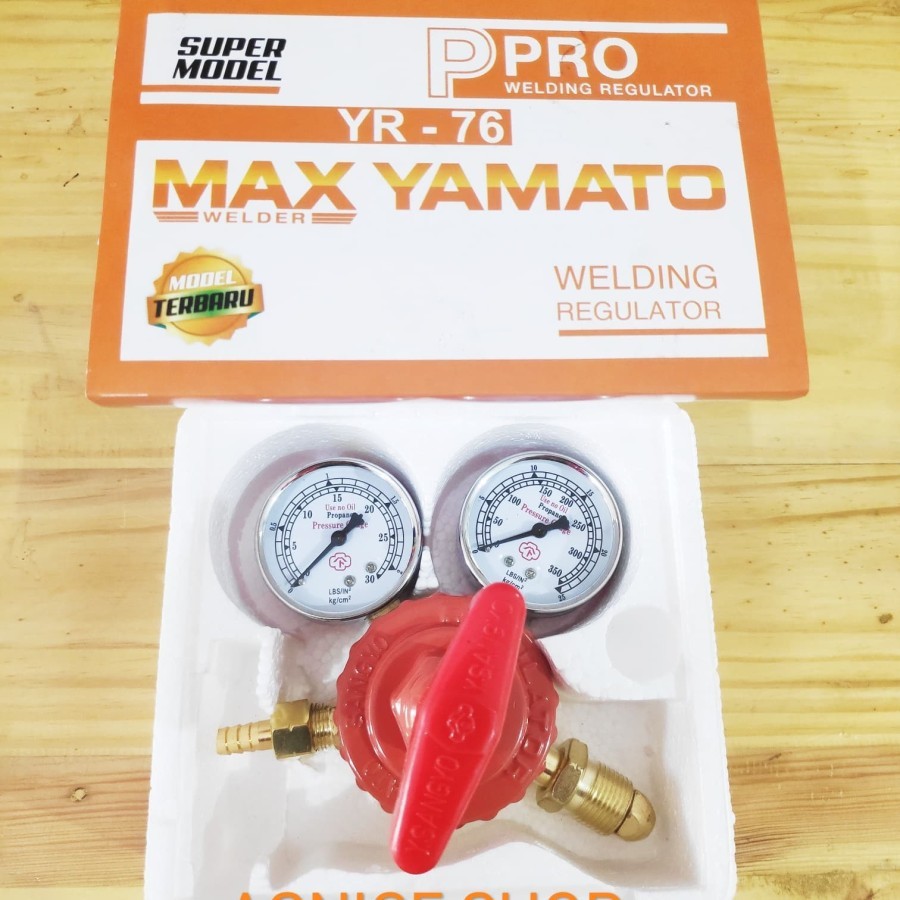 Original Regulator Las Propane LPG MaxYamato Tabung Gas Elpiji Welding