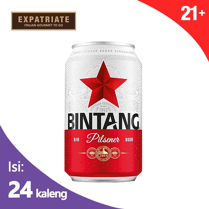 Jual Beer Bintang Pilsener Can 320ml (24pcs) | Shopee Indonesia