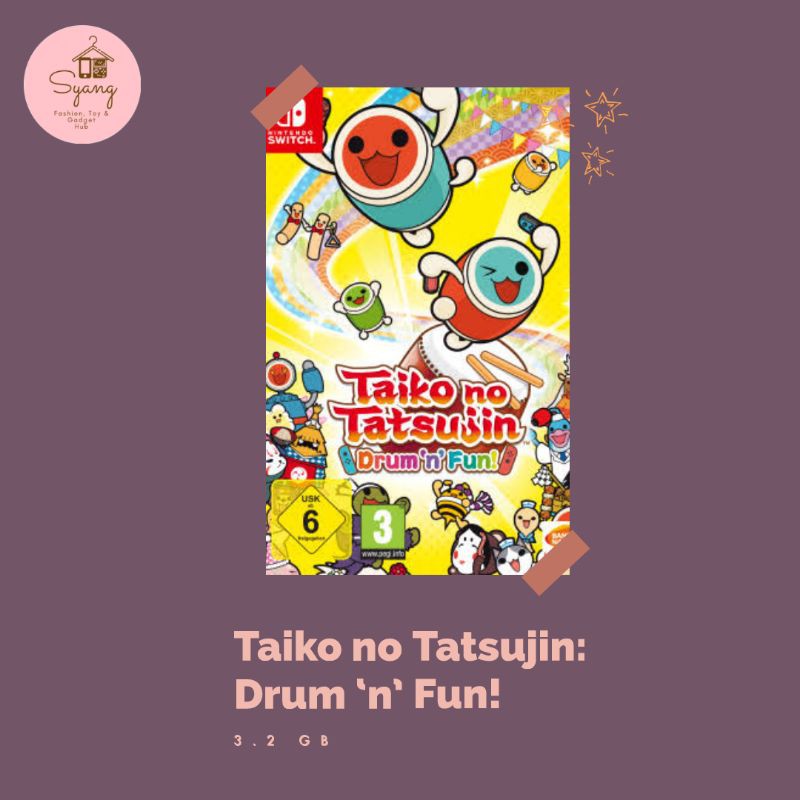 Taiko no Tatsujin: Drum 'n' Fun! Nintendo Switch