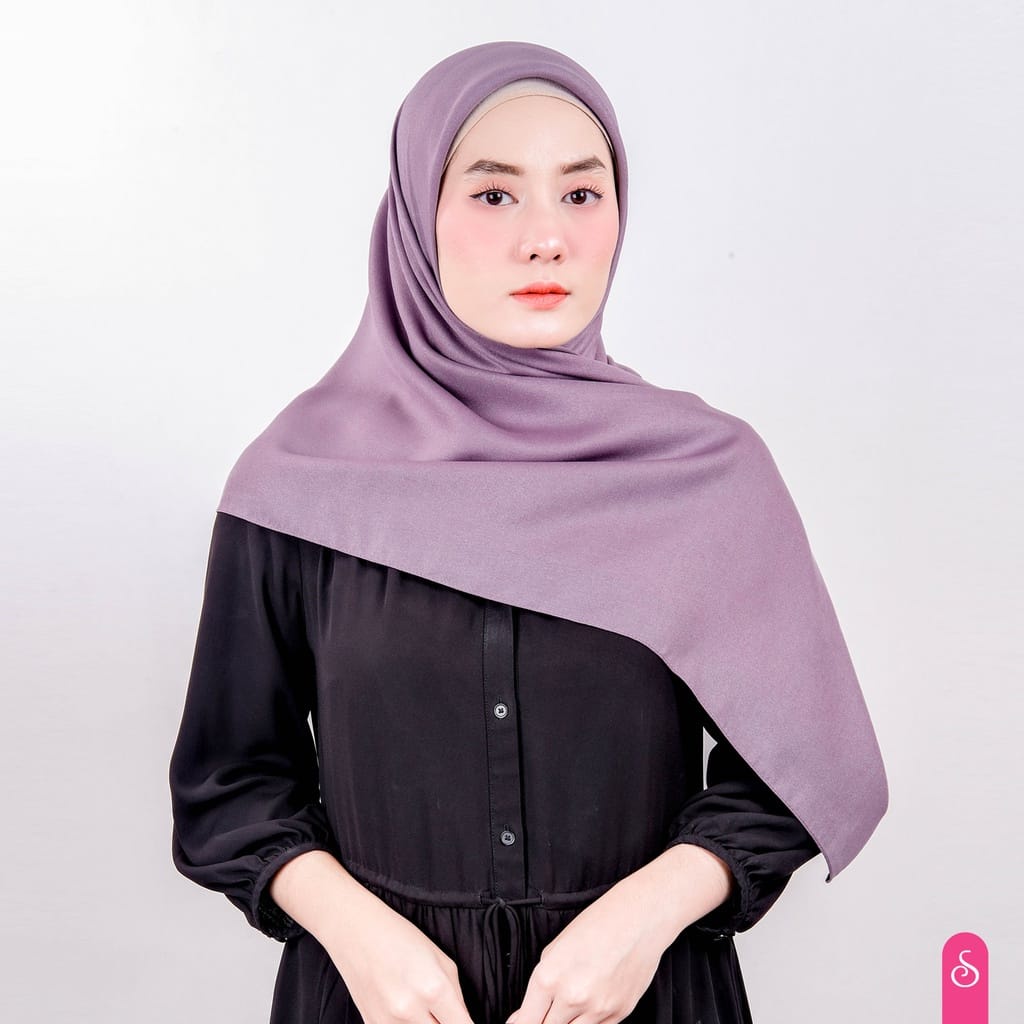 Shinar Glamour Ansania Hijab Segiempat Shinar Ansania Original Kerudung SegiEmpat  Nayla Hija'b