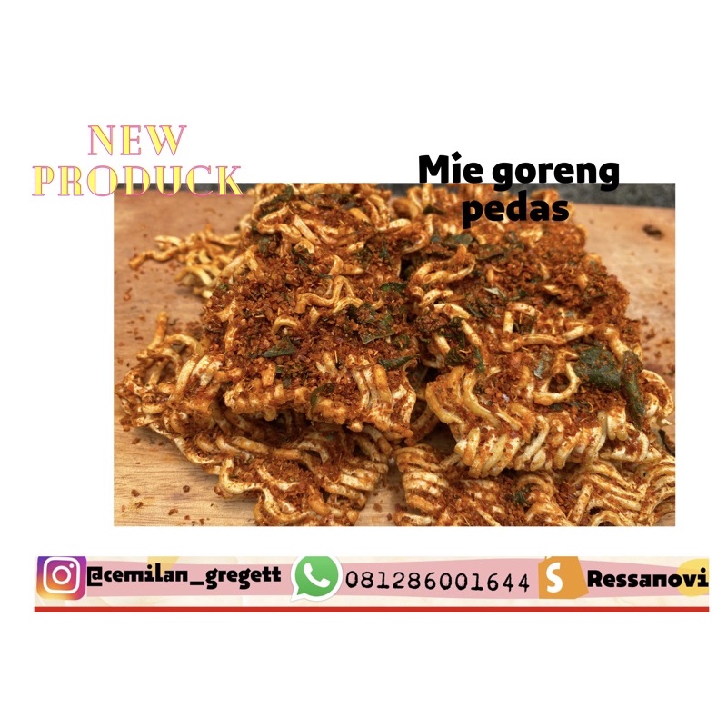 

MIE GORENG PEDAS MANTAF @cemilan_gregett