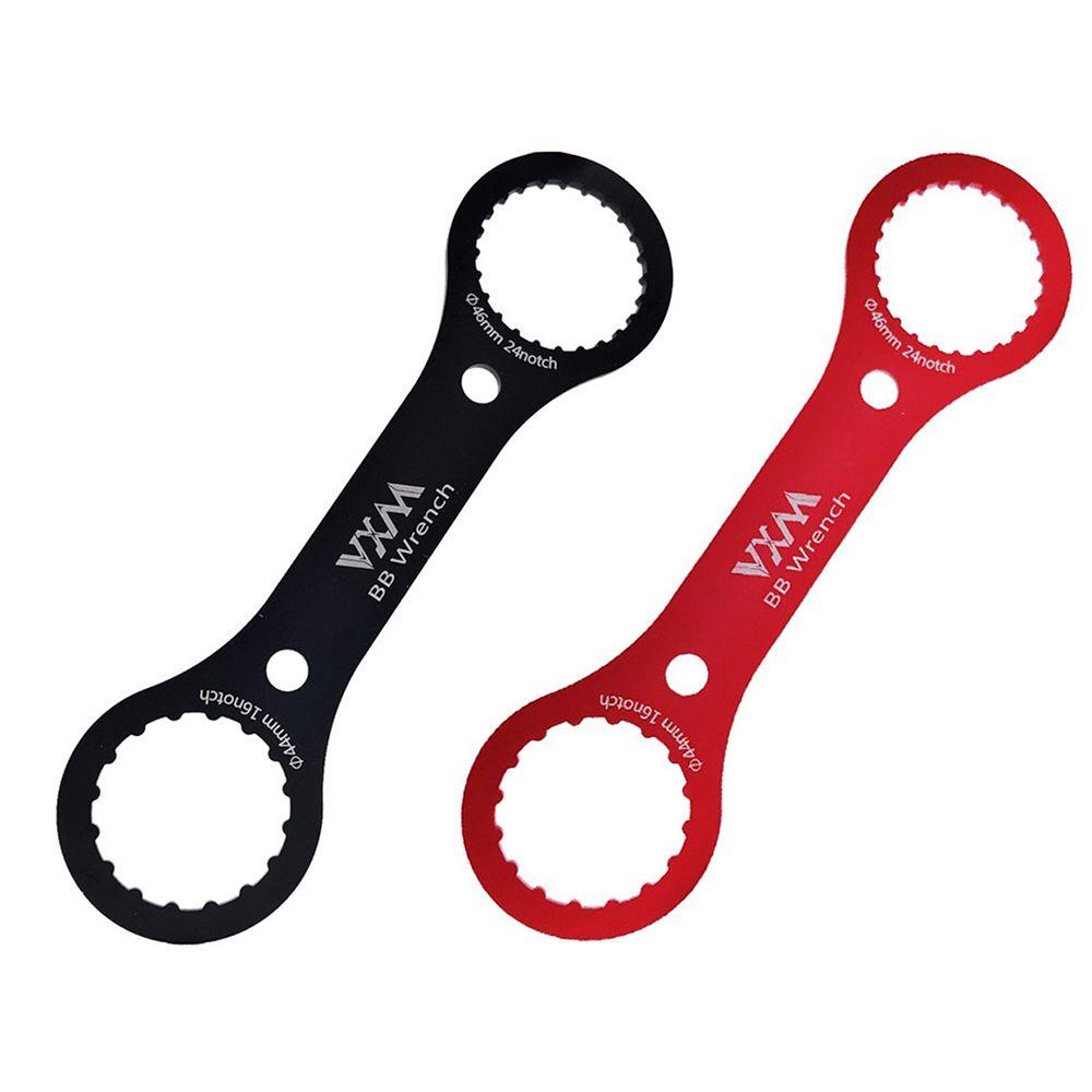 R-FLOWER Kunci Bracket Bawah Kualitas Tinggi Hitam Merah Aksesoris Sepeda Alat Pelepas Engkol Paduan Aluminium