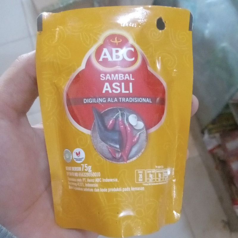 

Abc Sambal Asli 75 gram