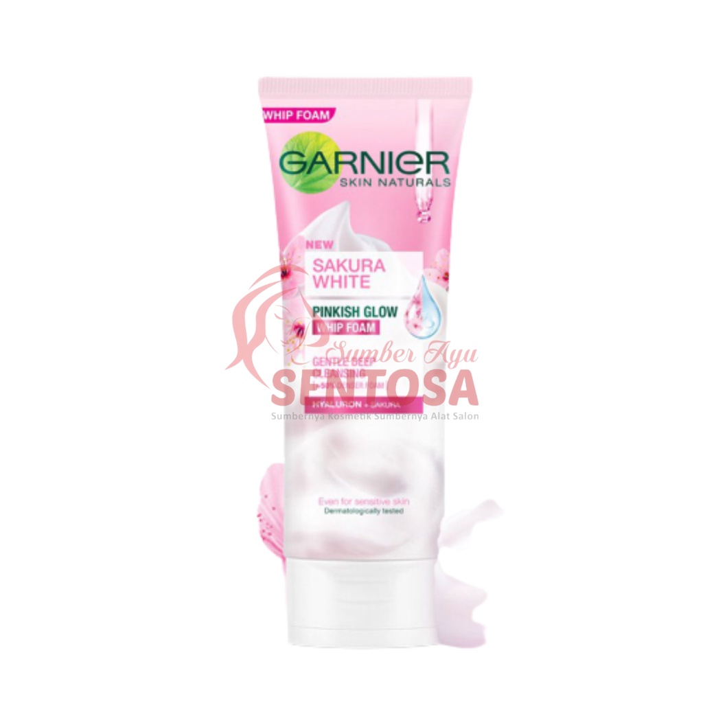 GARNIER SAKURA WHITE PINKISH GLOW WHIP FOAM 100 ML