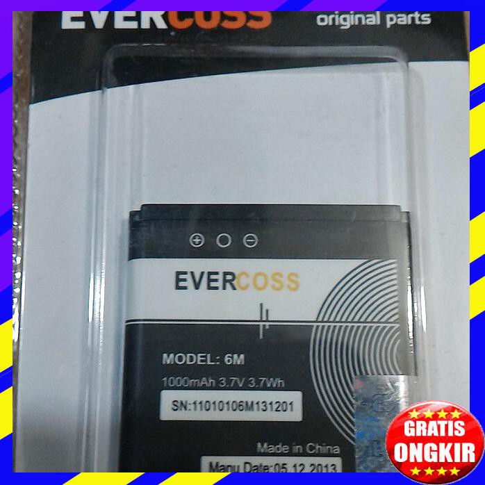 ACC HP EVERCOSS 6M 1000MAH BATERAI ORIGINALORI NOKIA BL 6M BL6M