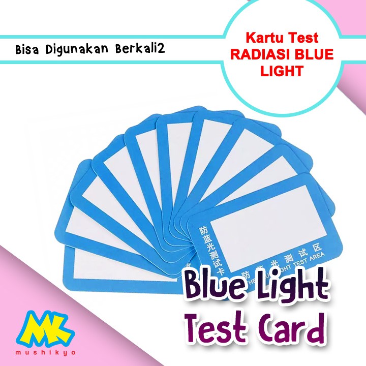 Kartu Test Kacamata Blue Light