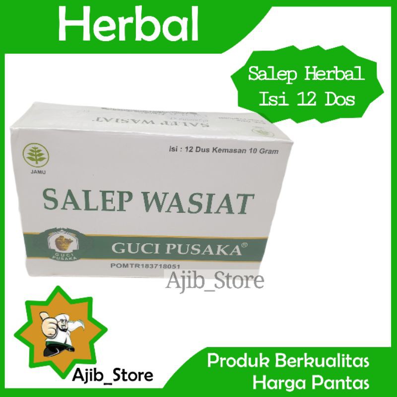 

(100% ASLI) Salep Wasiat Cap Guci Pusaka (ecer) Salep Herbal Multiguna Kulit Aman Busui Bayi