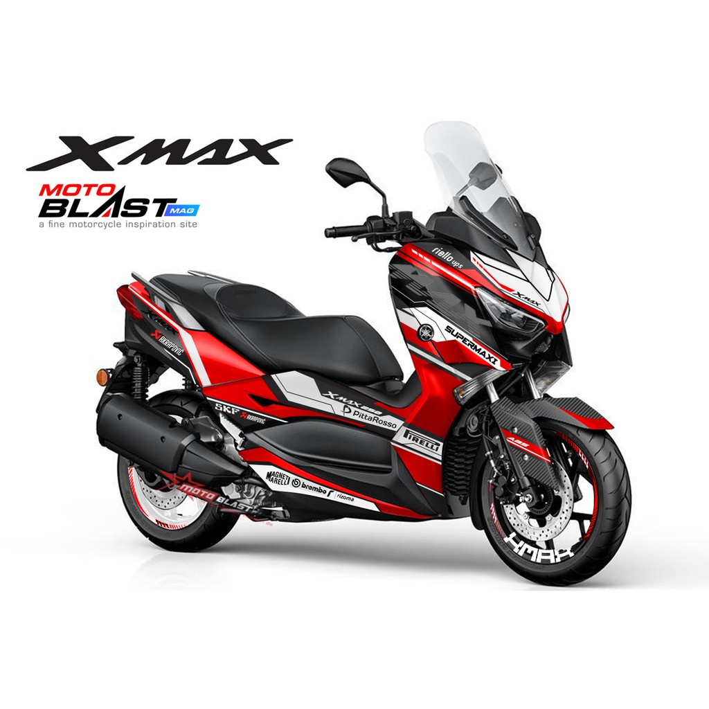 Decal Stiker  Yamaha Xmax  250 Super Maxi Shopee Indonesia