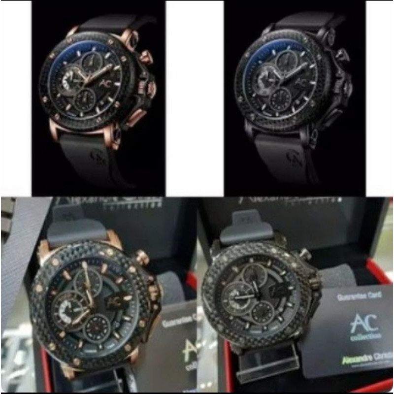 ORIGINAL ALEXANDRE CHRISTIE AC 9205 CARBON AC9205 PRIA ORIGINAL GARANSI RESMI 1 TAHUN