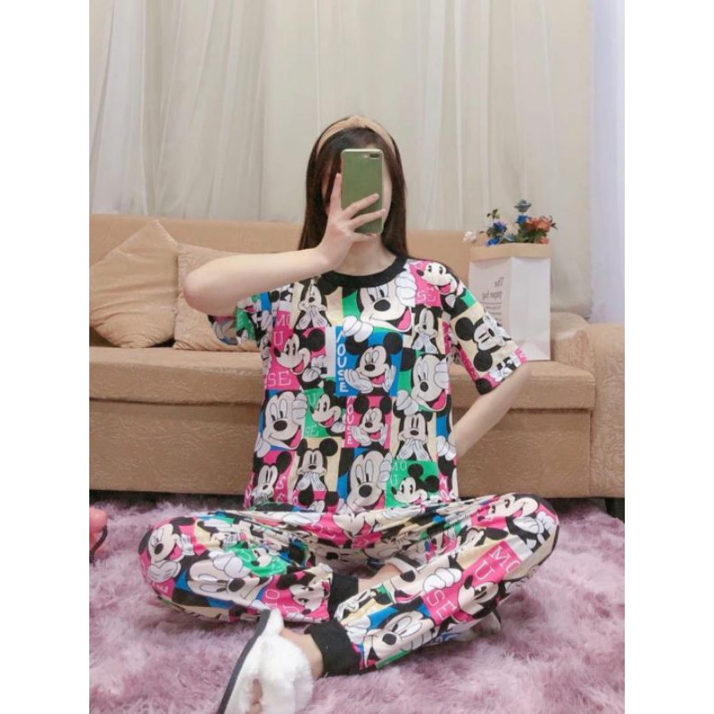 Piyama wanita import cp joger/fashion wanita murah / baju tidur murah C12-A