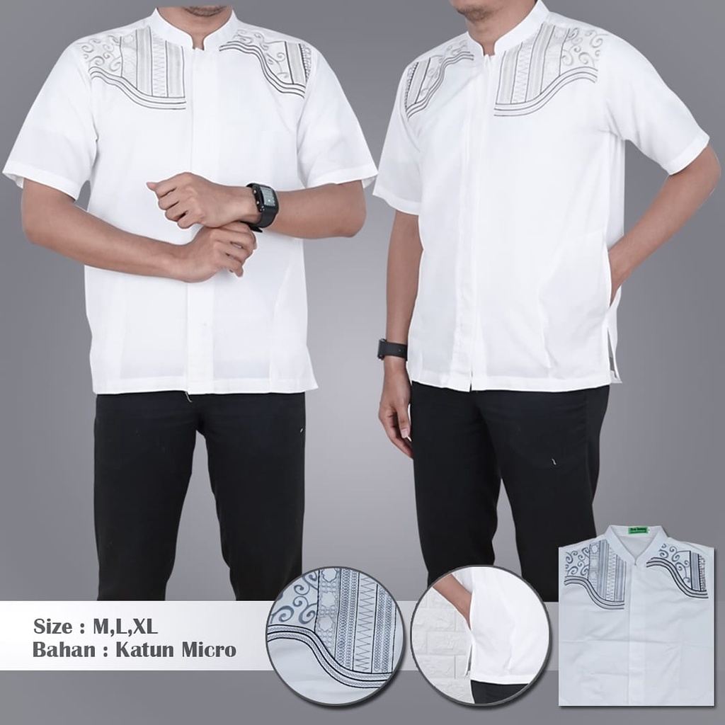 BAJU KOKO PRIA DEWASA LENGAN PENDEK