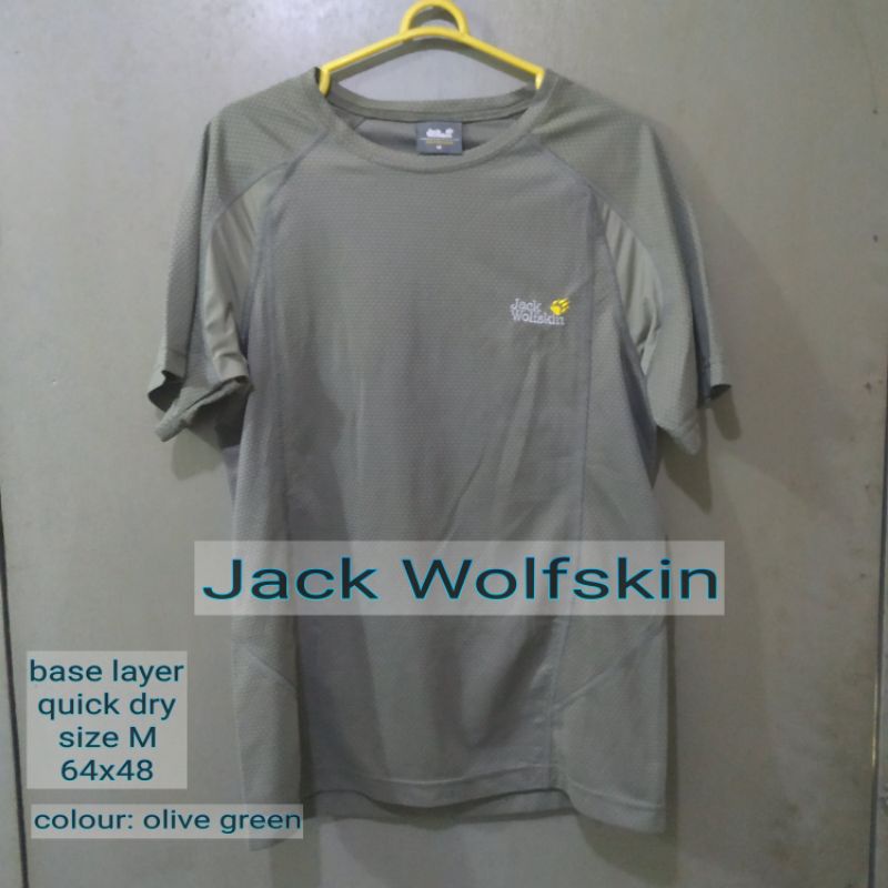jack wolfskin kaos base layer baselayer gunung original second 2nd