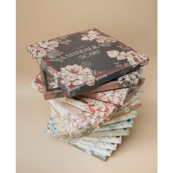 Chain Dayu Charlotte Mandalika Alphabet Buton Meranti Scarf Saphire Bluewood Rose Dust Marigold Twil
