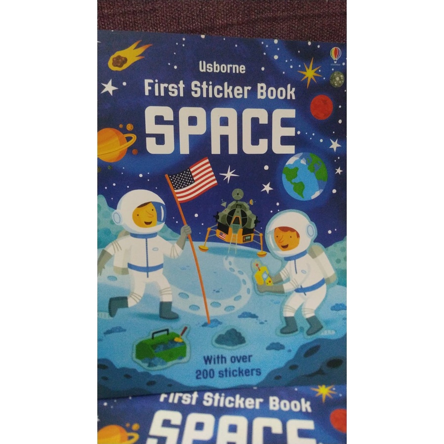 

BESTSELLER USBORNE STICKER BOOK buku aktivitas anak stiker