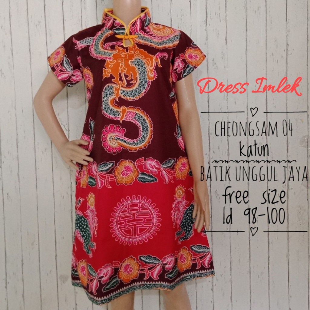 Dress batik gendongan lucu | Dress Batik Gendongan | dress batik cheongsam