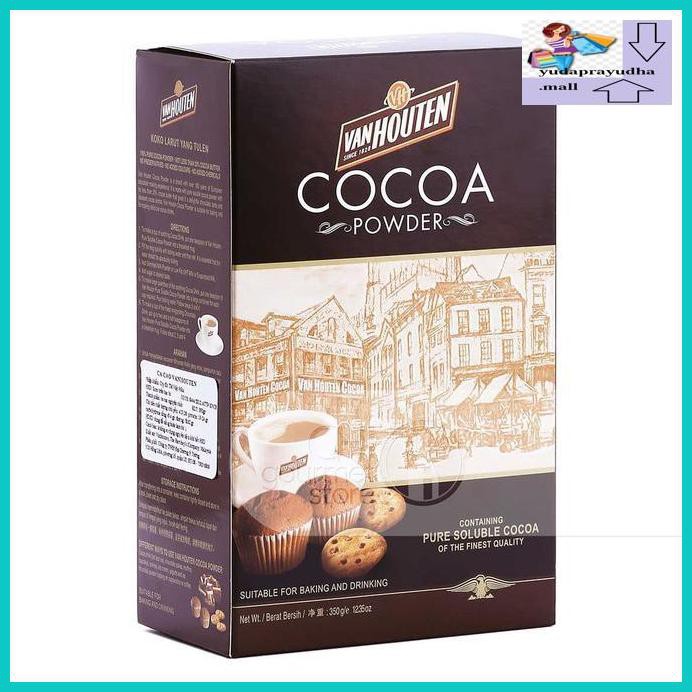 

54Etr7U- Coklat Bubuk Cocoa Van Houten Vanhouten 180Gr 9Uhhjt7-