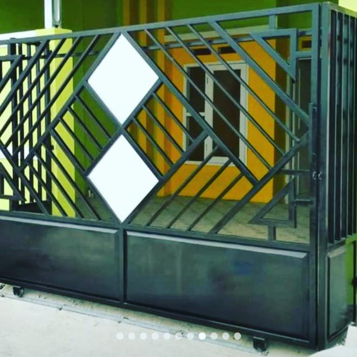 pagar besi minimalis modern