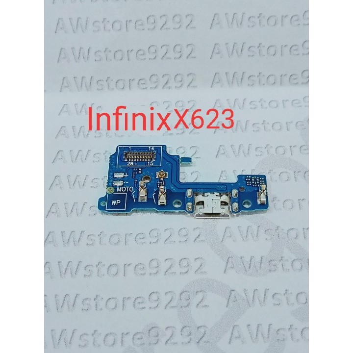 Flexibel Flexible Papan PCB Con Cas Con TC Konektor Charger INFINIX HOT 6X X623