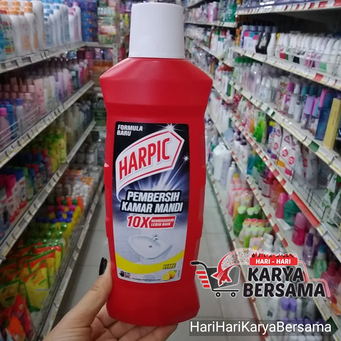  Harpic Pembersih Kamar Mandi Lime Botol 450ml