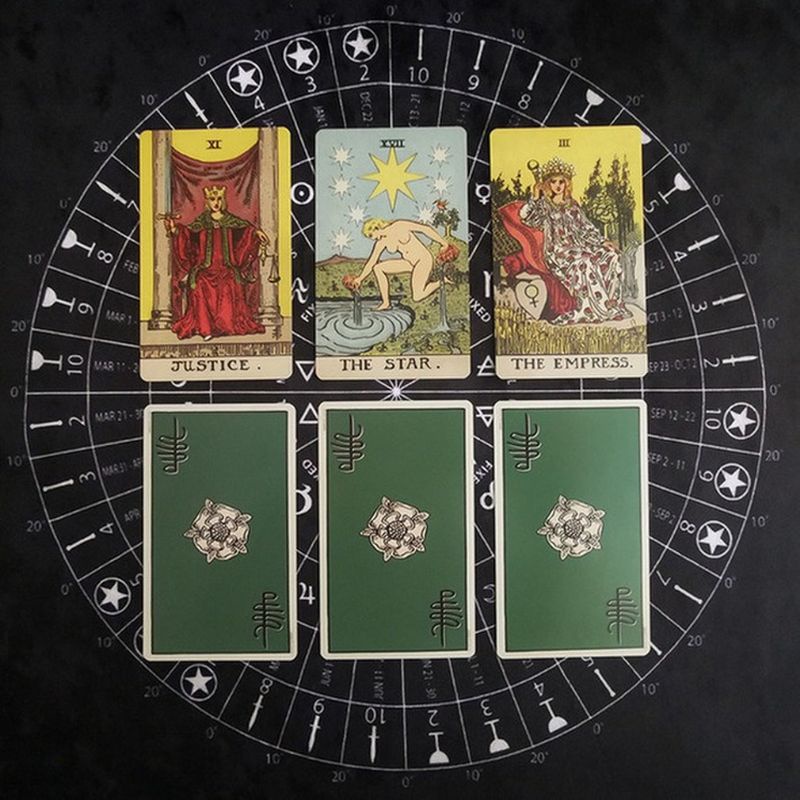 [BISA COD] Kartu Tarot Borderless Edition Smith-Waite Tarot Deck isi 84 Cards dan Buku Instruksi
