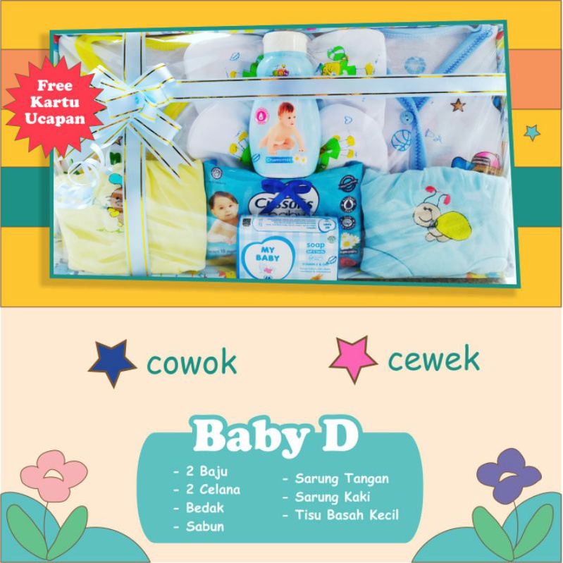 Kado Bayi Parcel Bayi Perlengkapan Bayi Baby Gift Hampers Bayi Bedak Bayi Set Baju Celana Sepatu Bayi Baby Set-3