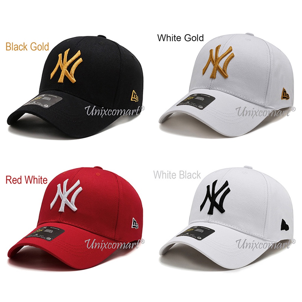 Topi Baseball NY LUCA Hat Cap New York Casual Sports Fashion Pria Wanita