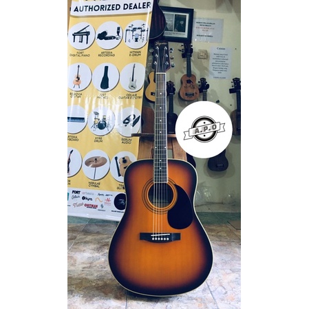 GITAR AKUSTIK ELEKTRIK SEGOVIA BROWN BLACK