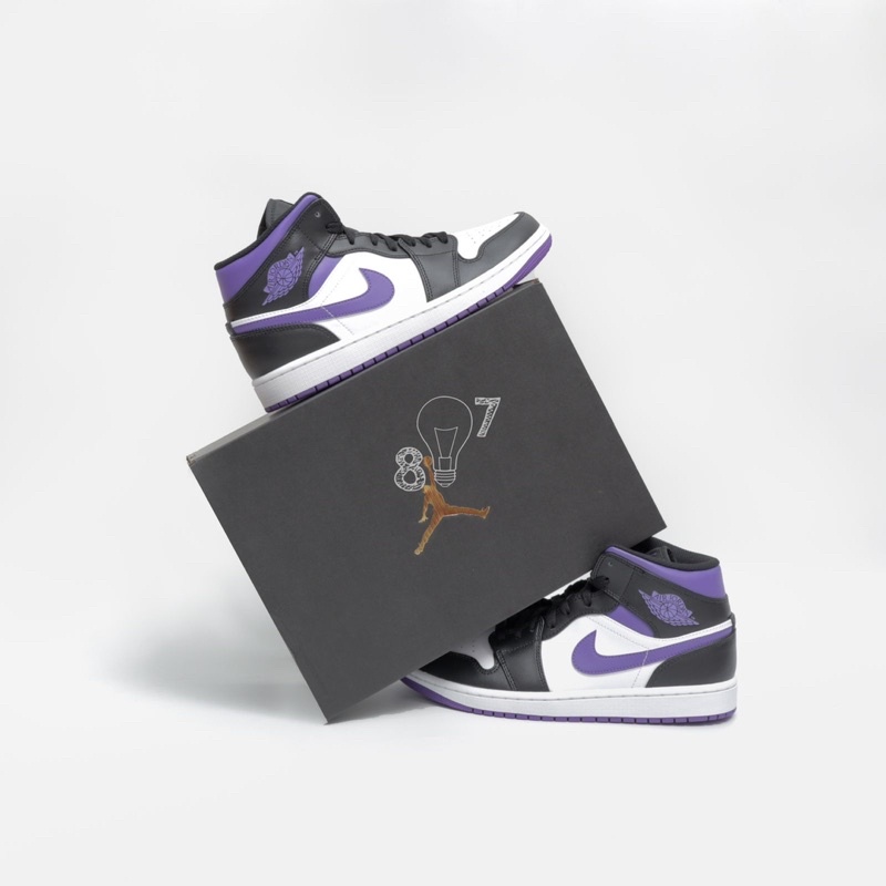 Air Jordan 1 Mid Court Purple