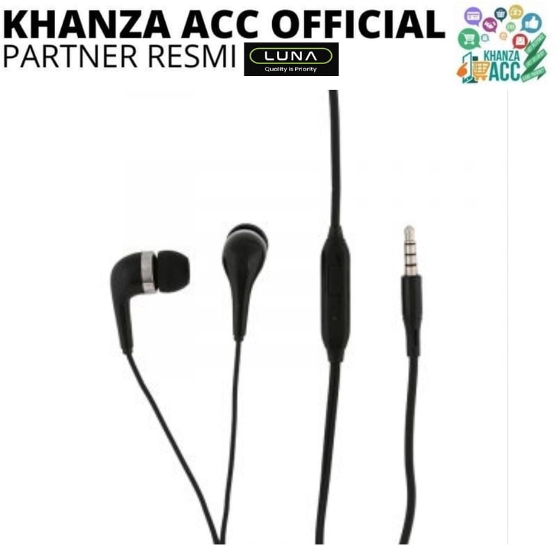 KHANZAACC Earphone Luna E143 Wired Headset Stereo Original