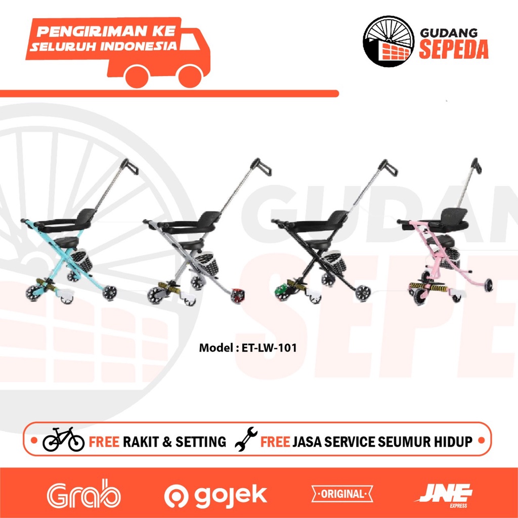 Exotic Magic Stroller LW 002/003/007/101/119/201/629-1 Kereta Dorong Bayi SNI-2