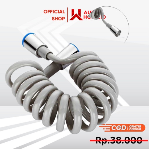 Selang Shower Fleksibel Hose Stainless Steel / Selang Slang Shower Sower Mandi Closet Toilet Duduk W