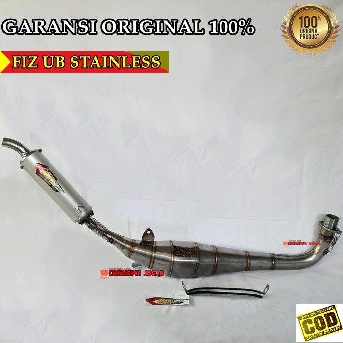 Knalpot Creampie F1Z R Underbone Stenlis Original