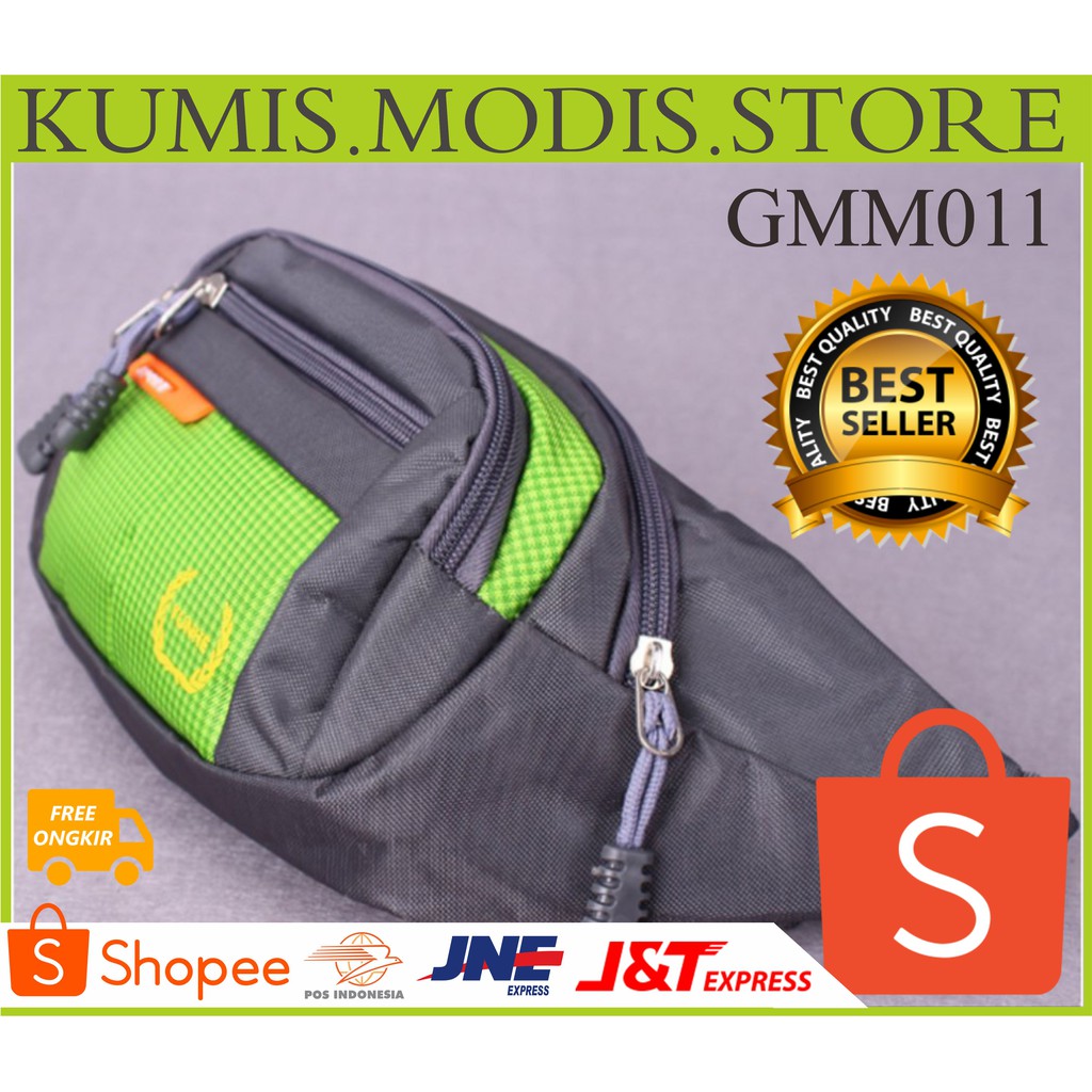 TAS PINGGANG MURAH KANVAS WAIST BAG MINI CASUAL SIMPEL STYLISH SPORTY PREMIUM (GAMA011)