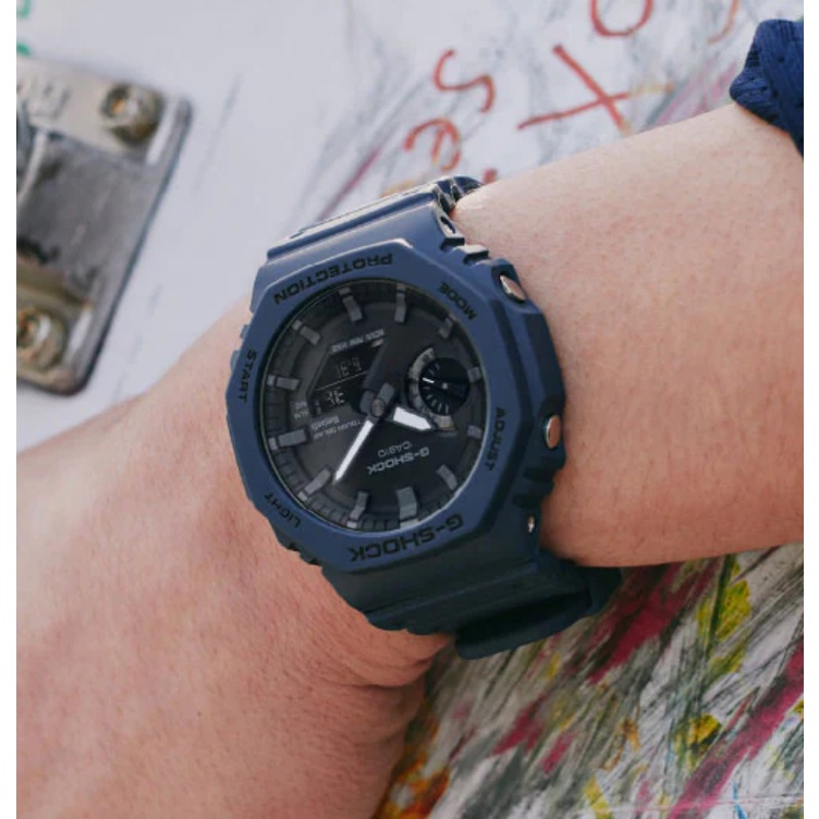 Jam Tangan Casio G-Shock AP GA-B2100-2A Blue Navy