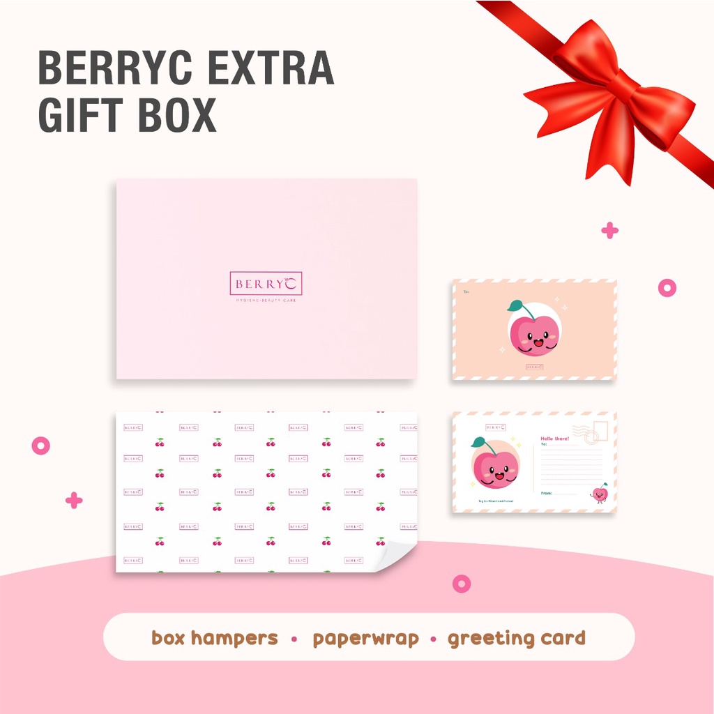 BerryC Hampers Box Kotak Hadiah Drawer Hamper Set (Tanpa isi)