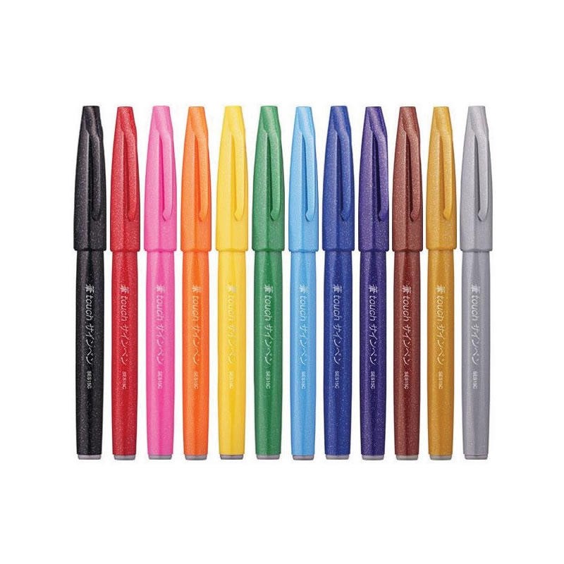 

Pentel Touch Brush Sign Pen Colouring Kuas Spidol Lettering Doodle Murah Berkualitas