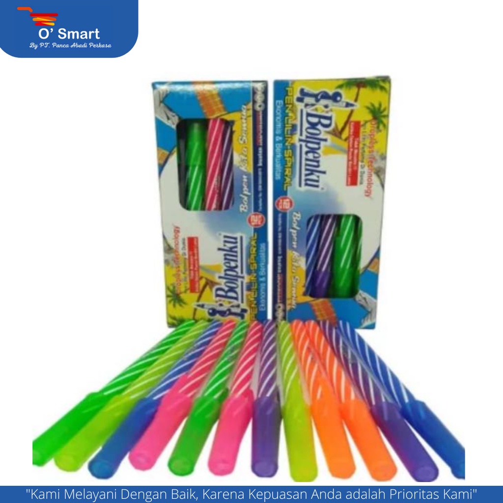 

BOLPENKU Pena Lilin/Ulir Hitam (12 Pcs/Kotak)
