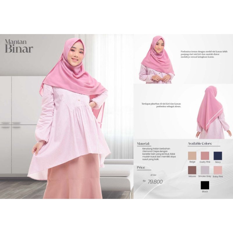 Pashmina Instan Mantan Binar - Rabbani