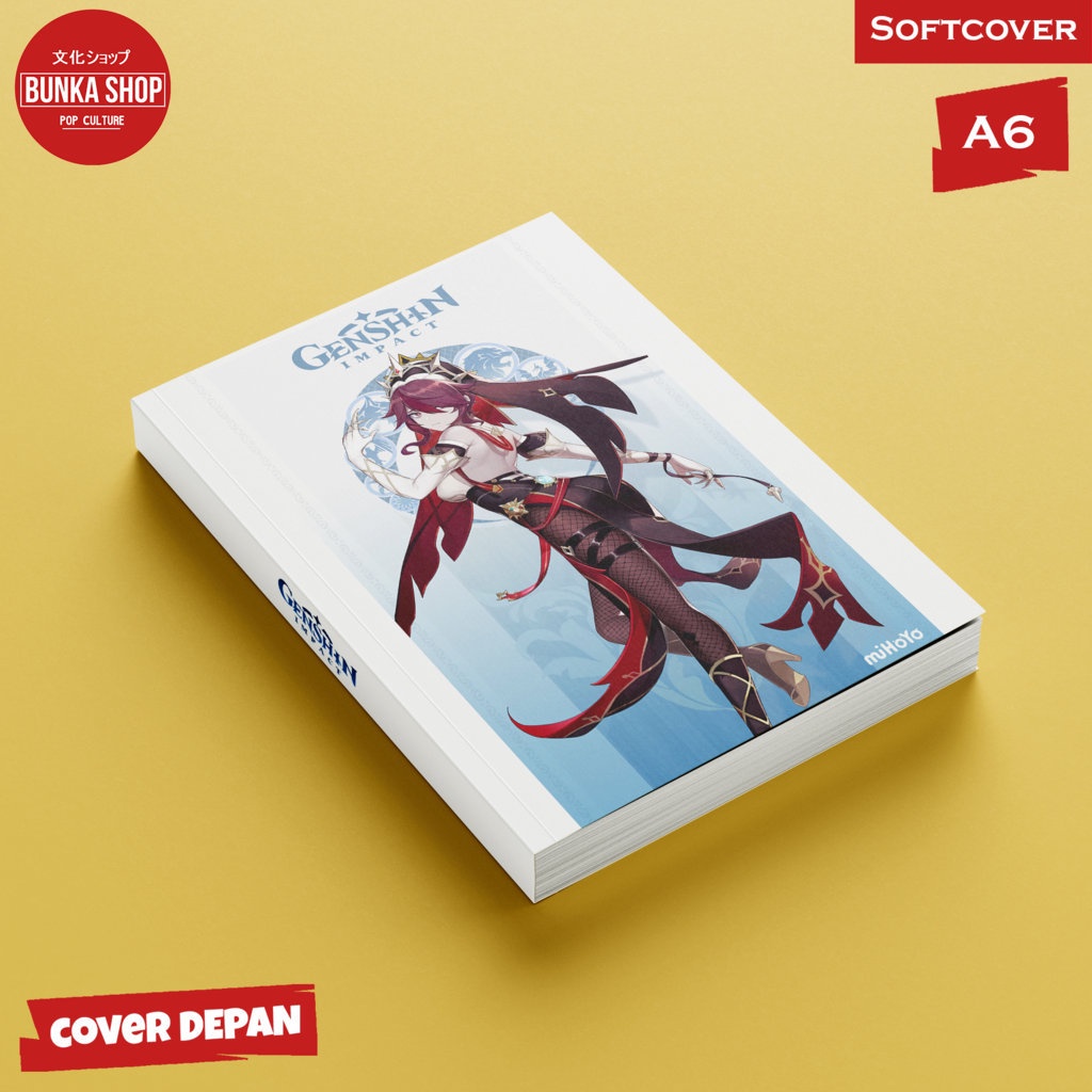 

Pocket Notes Game Genshin Impact Rosaria Softcover A6 Buku Tulis Catatan Notes Agenda Planner Jurnal