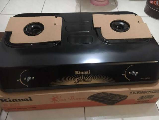 Kompor Rinnai RI 302 S Original Baru dan Bergaransi Resmi - 2 Tungku