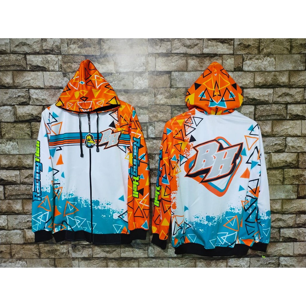 JAKET RACING HELL FULL PRINTING SUBLIMASI