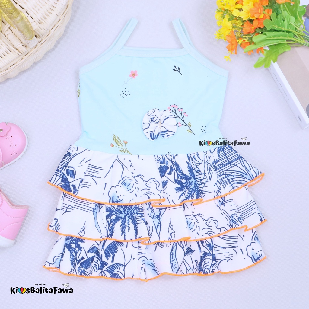 Tanktop  Dress Valerie Uk Bayi - 6 Tahun / Anak Perempuan Murah Dres Pesta Lucu Adem Kensi