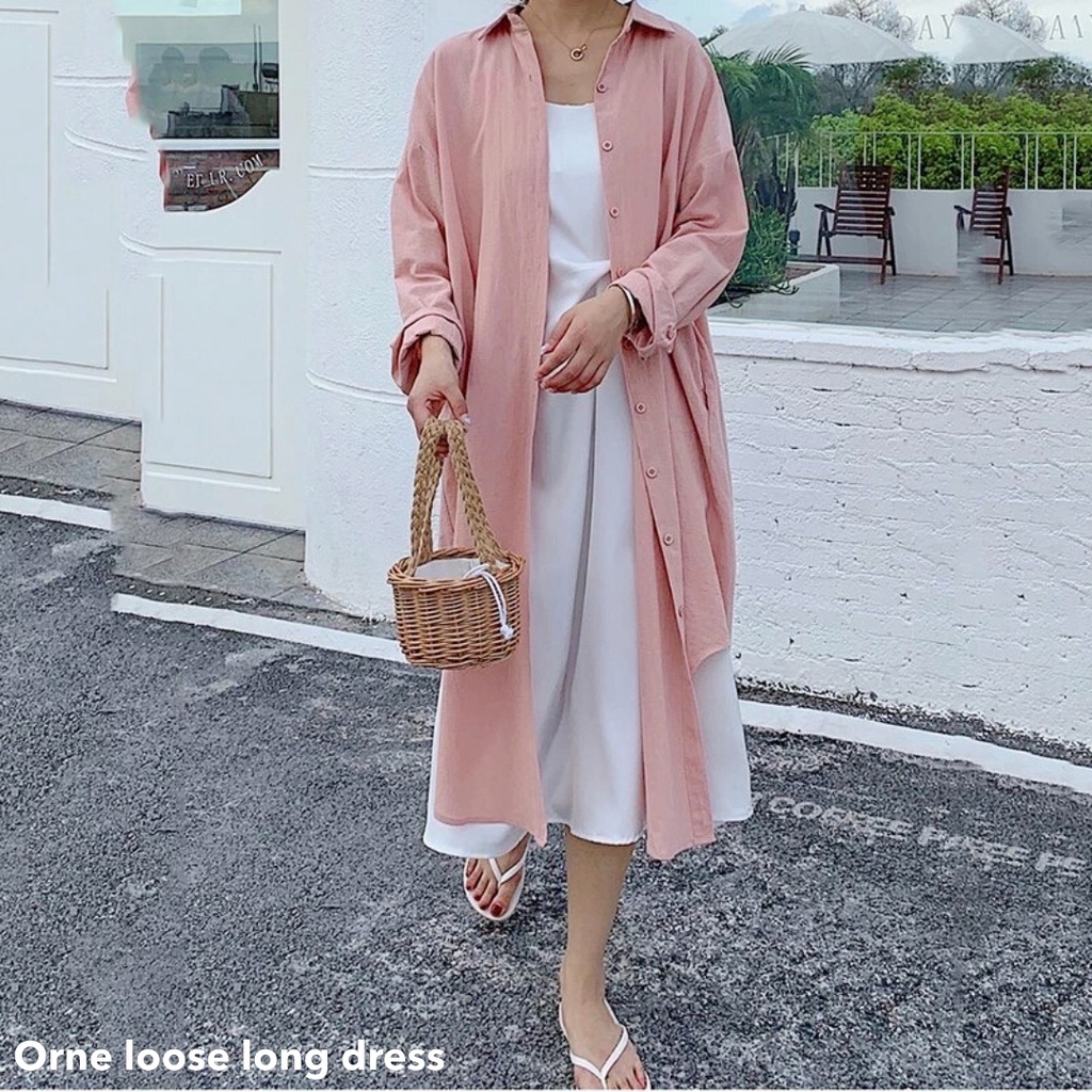 Orne loose long dress - Thejanlcothes