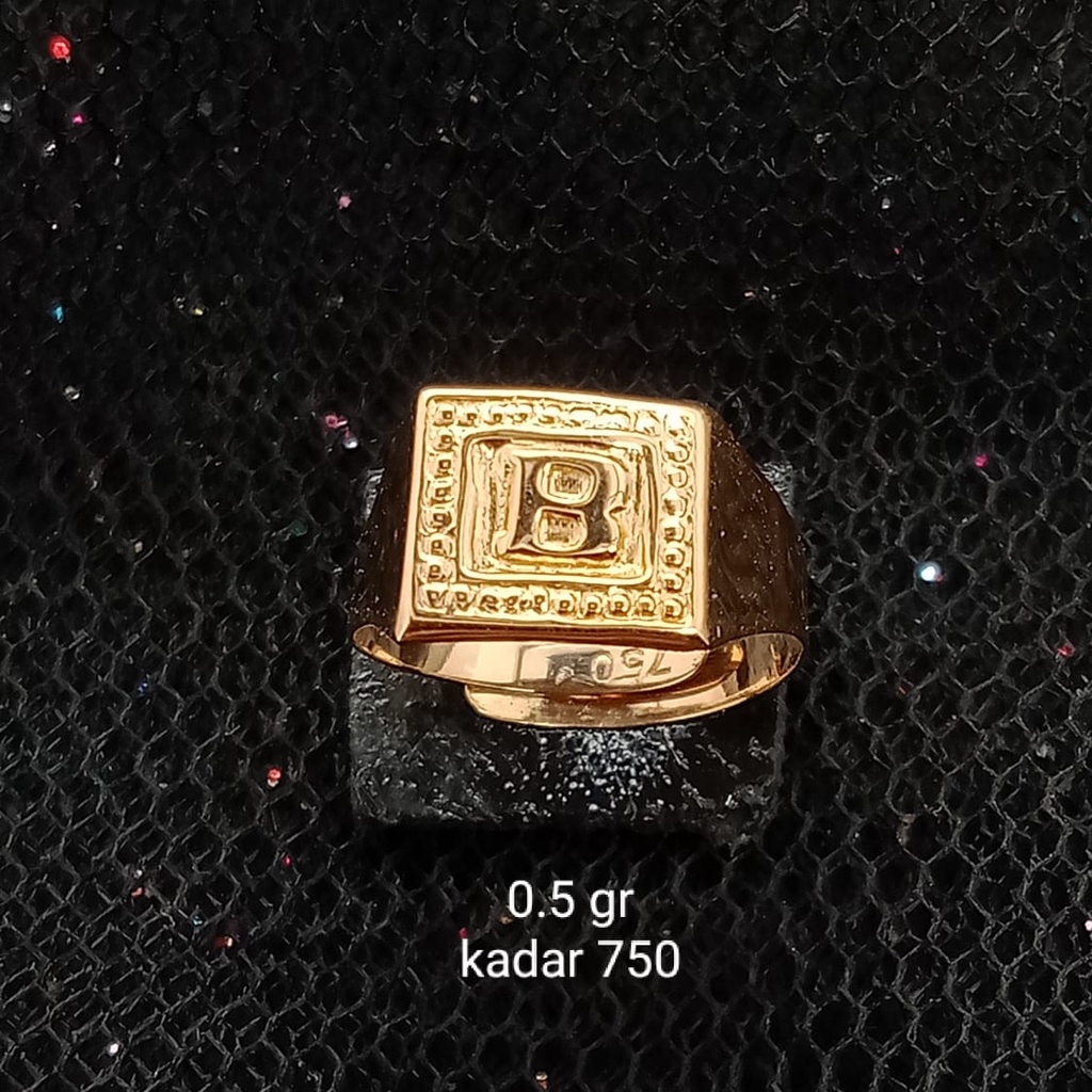 Cincin Emas 17K - Anak 0.5 gr Kadar 750 - 782