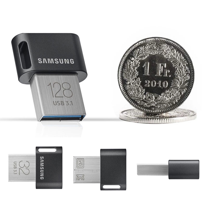 SAMSUNG Pena Driver USB 3.1 16GB 32GB 64GB 128GB 256GB 512GB 1TB 2T 笔式驱动器 金属 USB 3.1