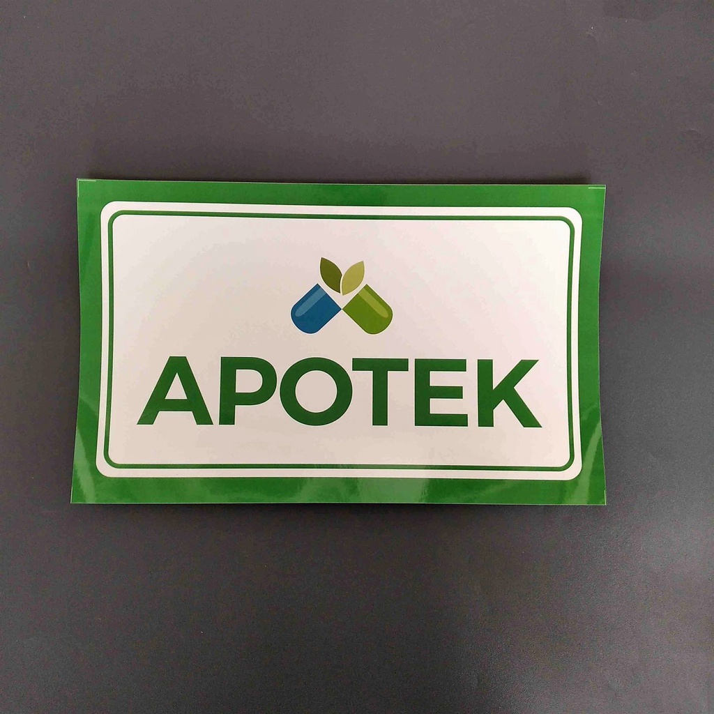 

Stiker Apotek dan Konsultasi Apoteker