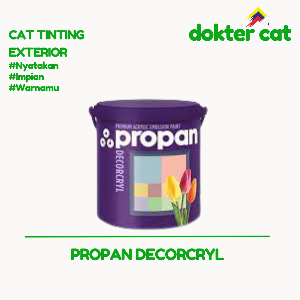 PROPAN DECOR CRYL 2.5 Lt / CAT TINTING / CAT TEMBOK / CAT MURAH / CAT PROPAN