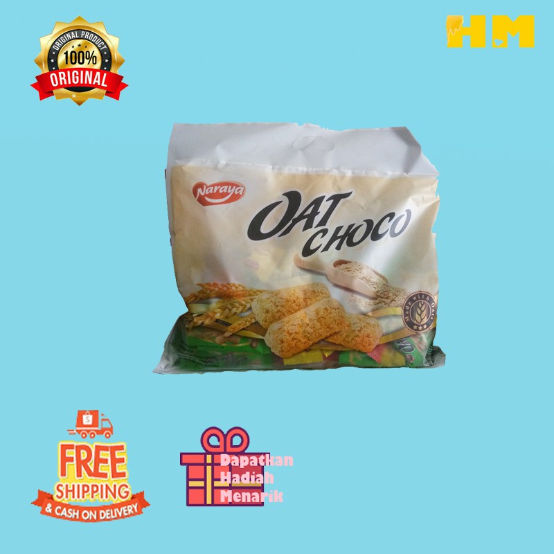 

Oat Choco ( isi 40 pcs Naraya ) Rasa Original / Sereal Sarapan 100% Original (Palsu Uang kembali)