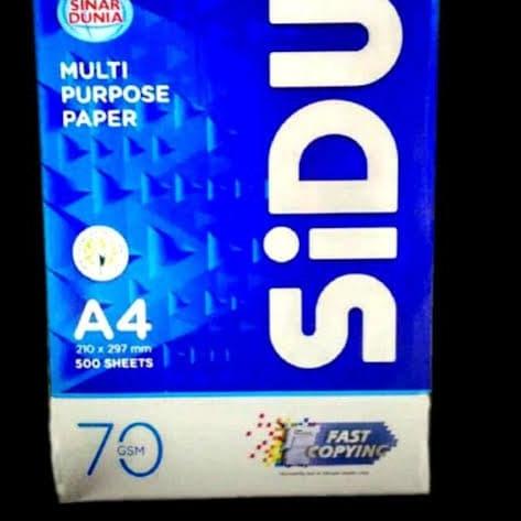 

Kertas HVS Sinar Dunia/Sidu A4 70