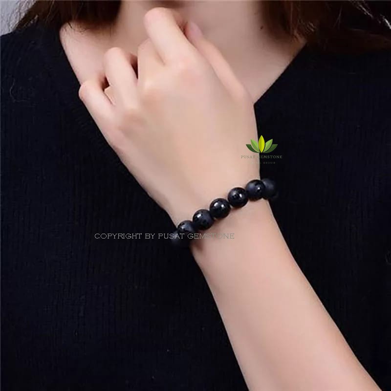 Gelang Batu Larva Gelang Keberuntungan Motif Ukir